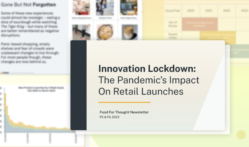 Food For Thought: The Pandemic’s Impact on Retail Launches