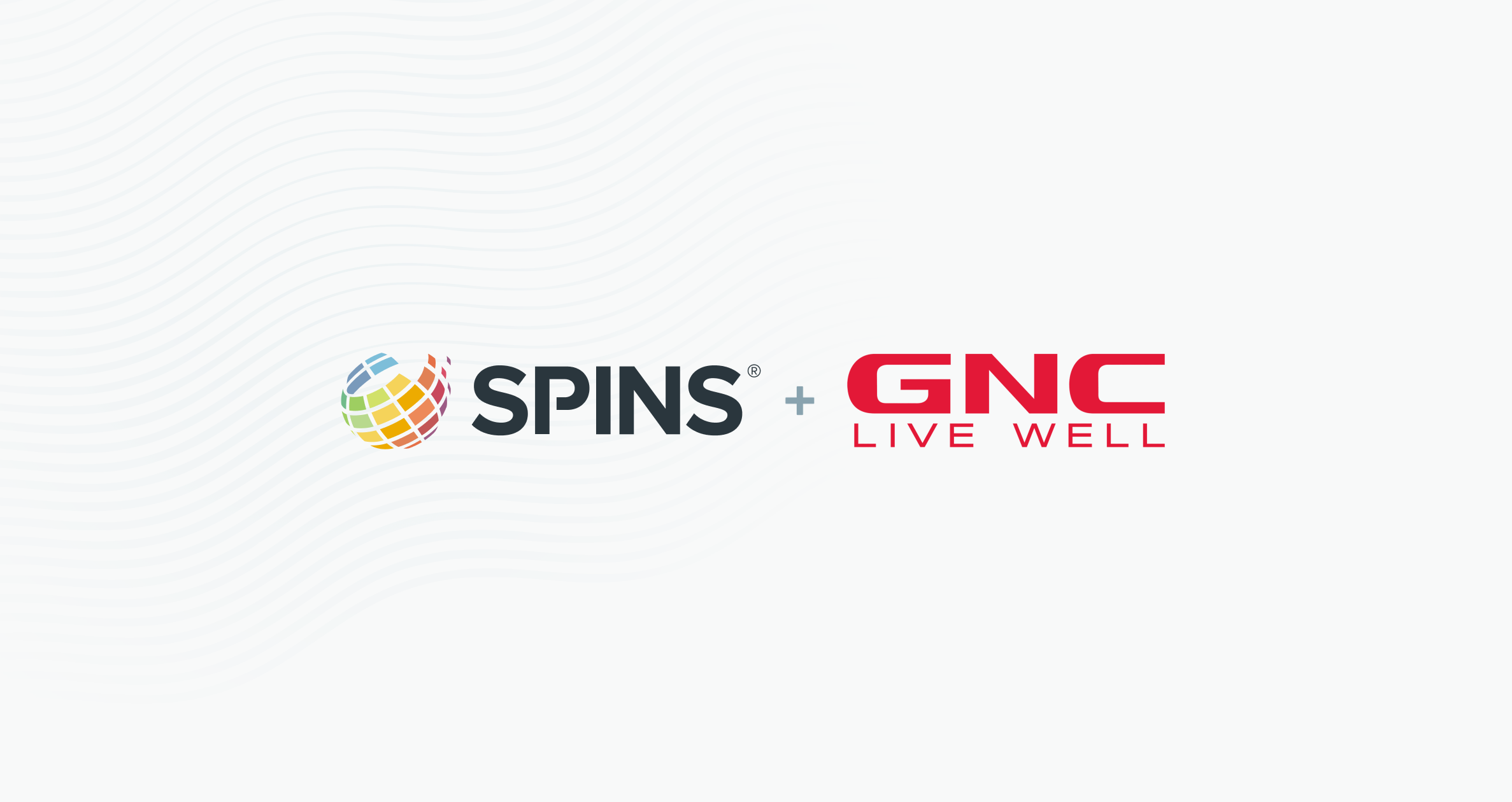 SPINS and GNC logos